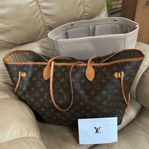 🤎🧡authentic XXL Louis Vuitton Neverfull gm  monogram